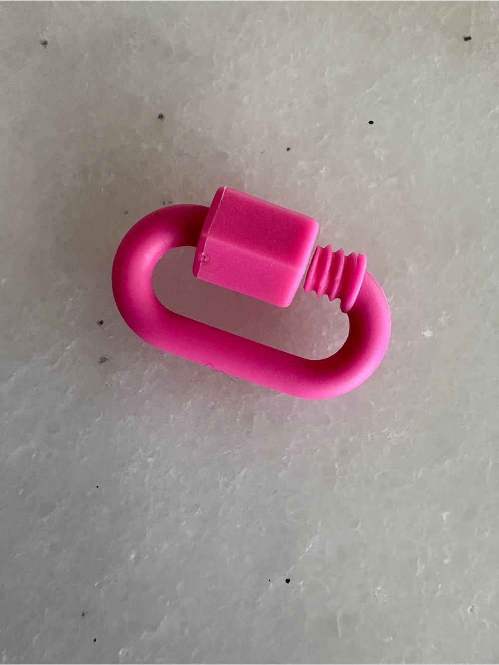 Marla Aaron pink Rubber Lock - Picture 2 of 4